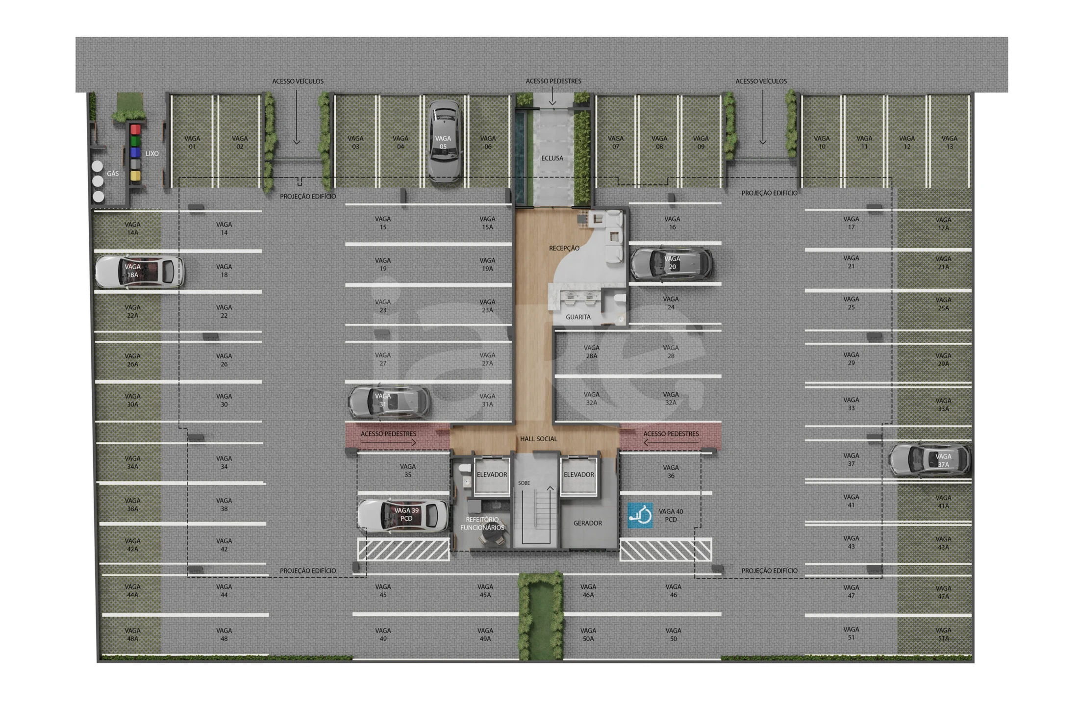Planta — Pavimento térreo