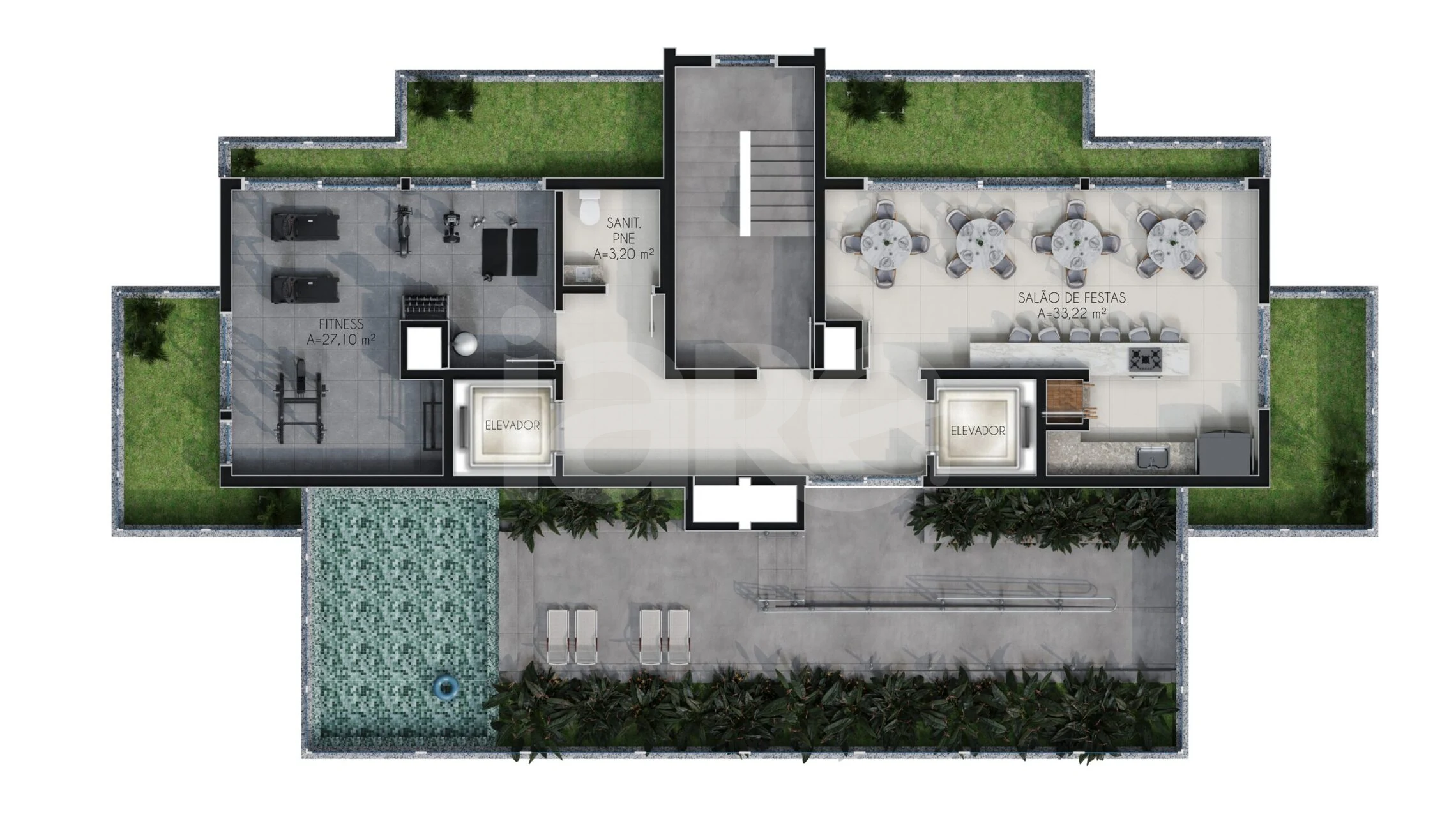 Planta — Pavimento 17