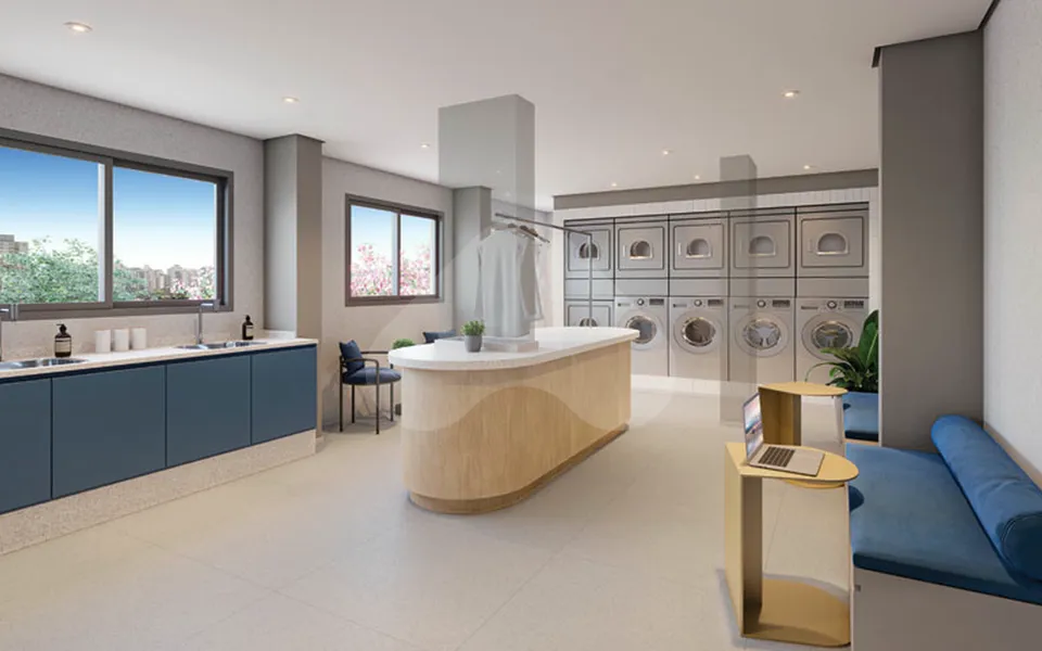 Blue Marine Home Resort - Studio com 26,56 m², em Vila Monte Alegre — foto 21