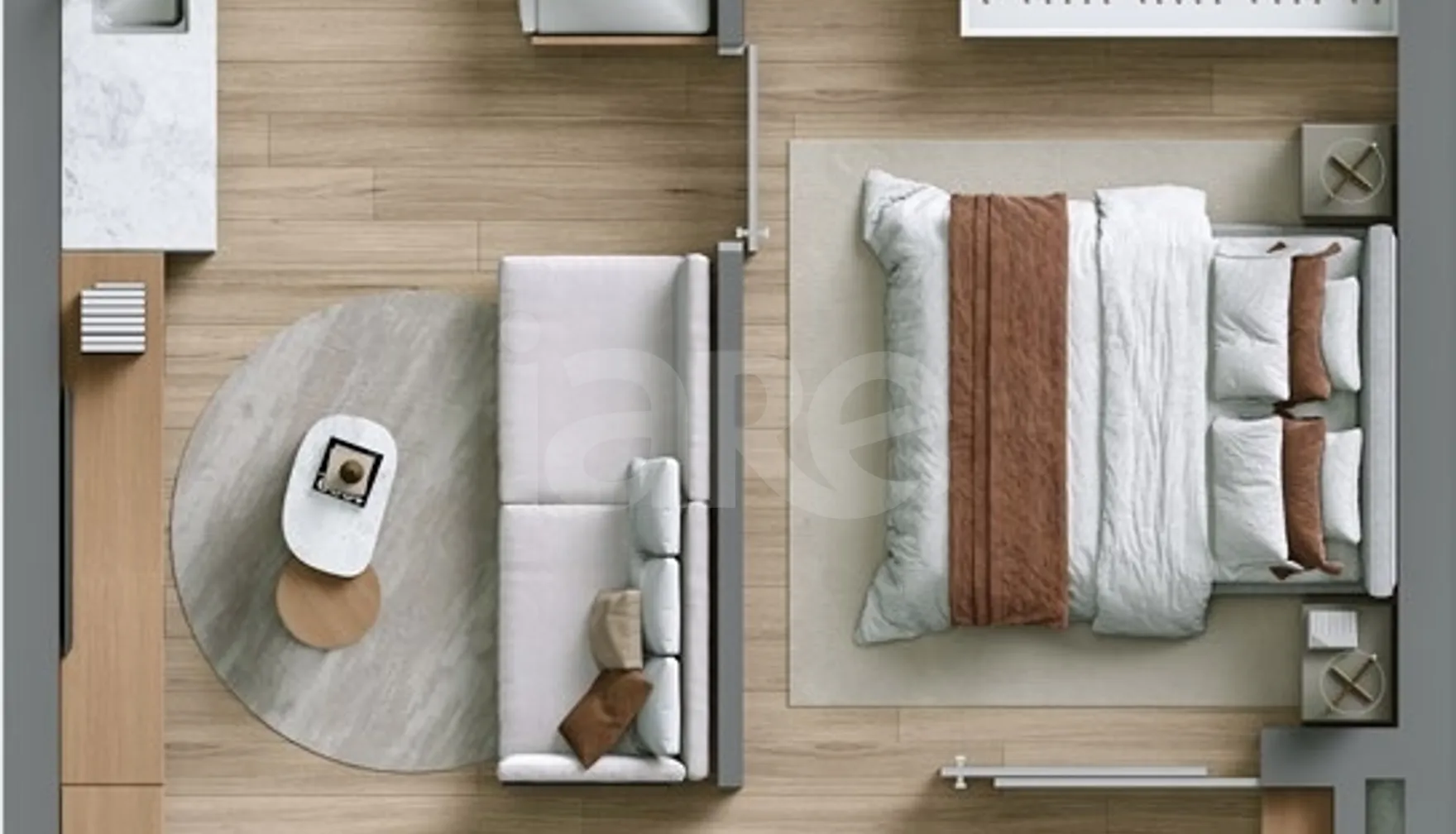 Planta — Apartamento 39,12 m²