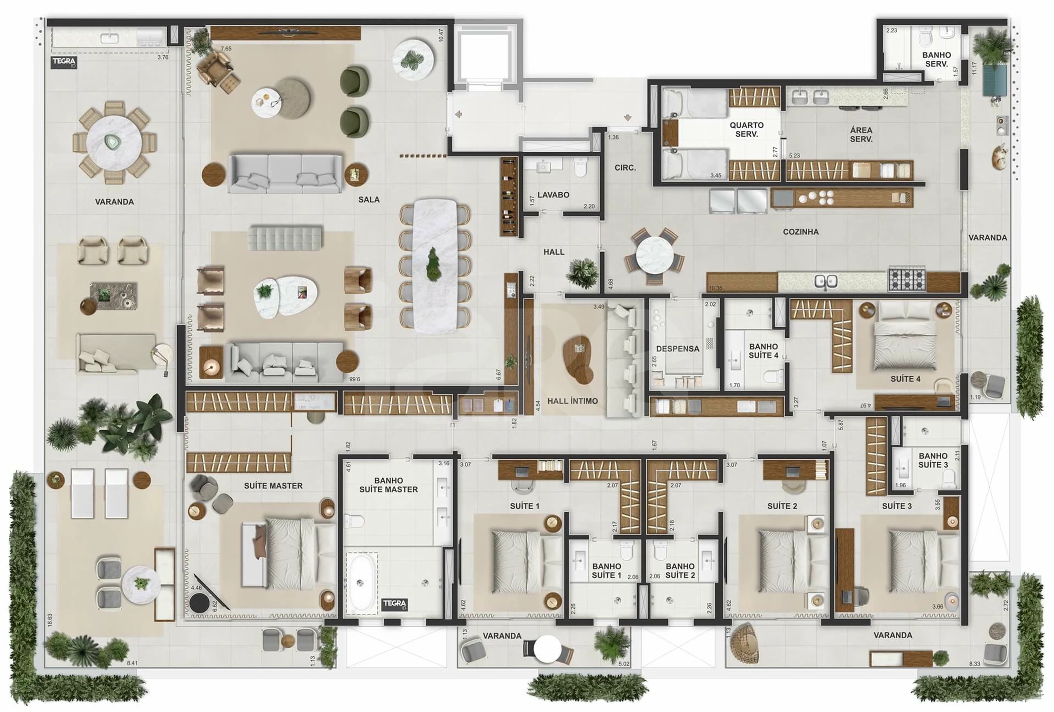 Planta — Apartamento 506,81 m²