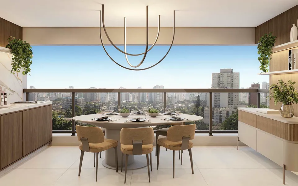 Blue Marine Home Resort - Studio com 26,56 m², em Vila Monte Alegre — foto 4