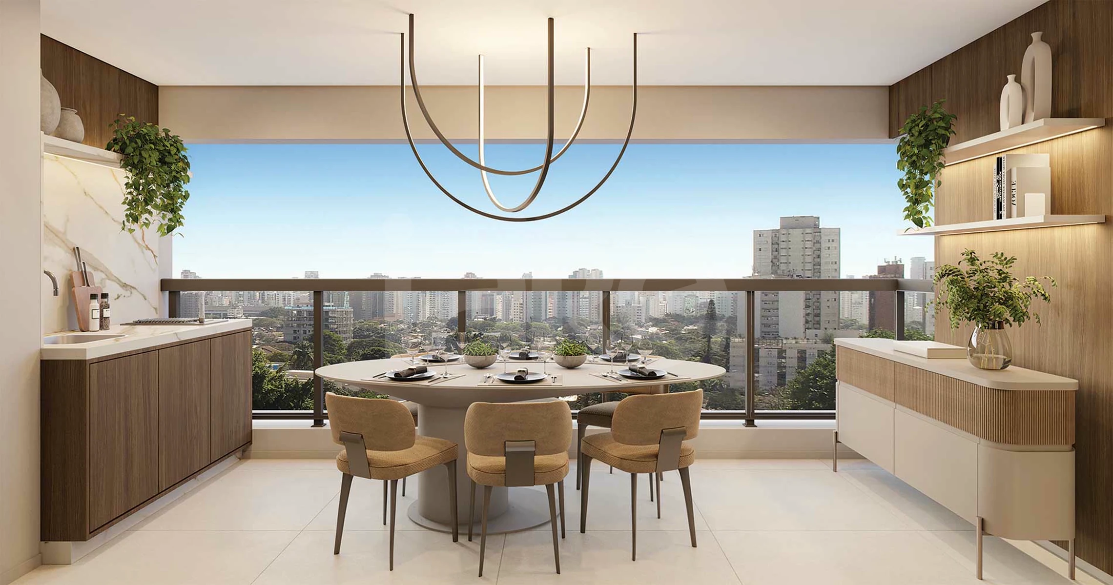 Blue Marine Home Resort - Apartamento com 56,47 m², em Vila Monte Alegre — foto 4