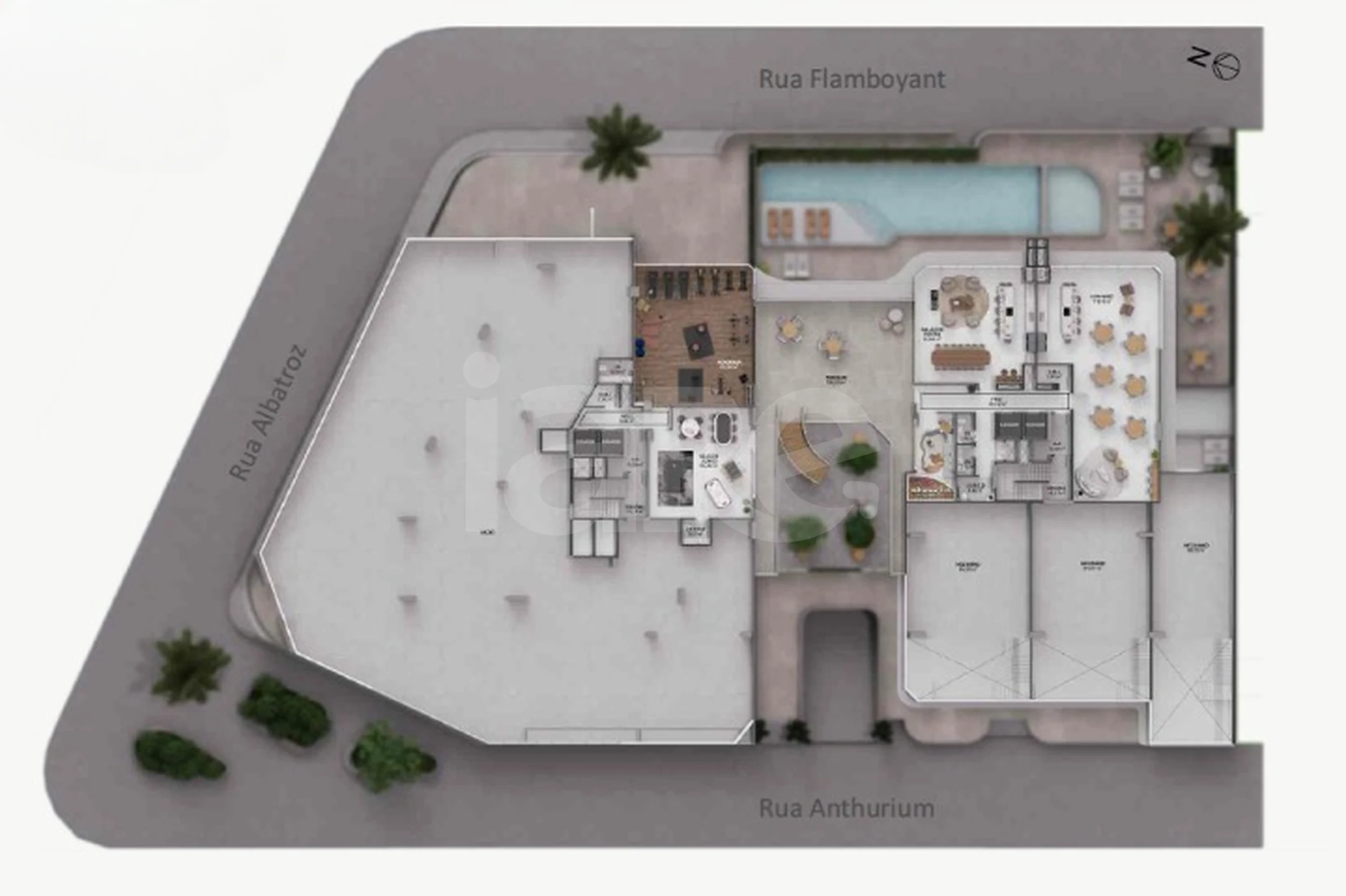 Planta — Pavimento lazer
