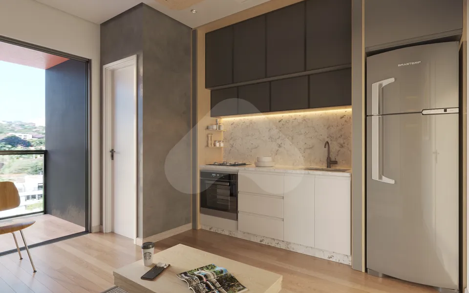 Théros Residencial - Studio com 19,4 m², em Alto da XV — foto 28