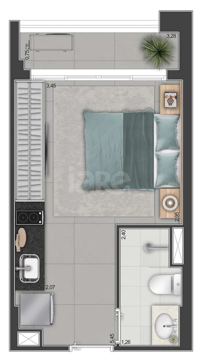 Planta — Garden 30,04 m²