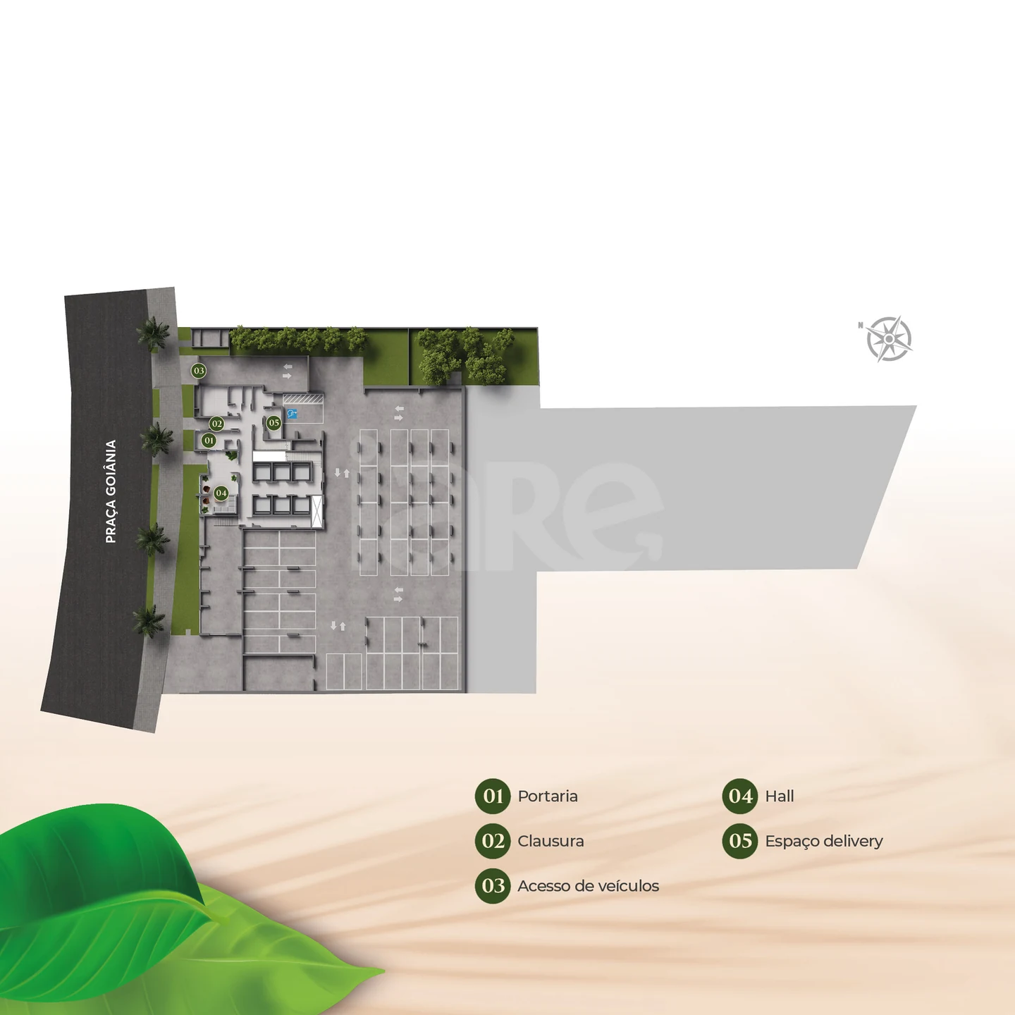 Planta — implantação
