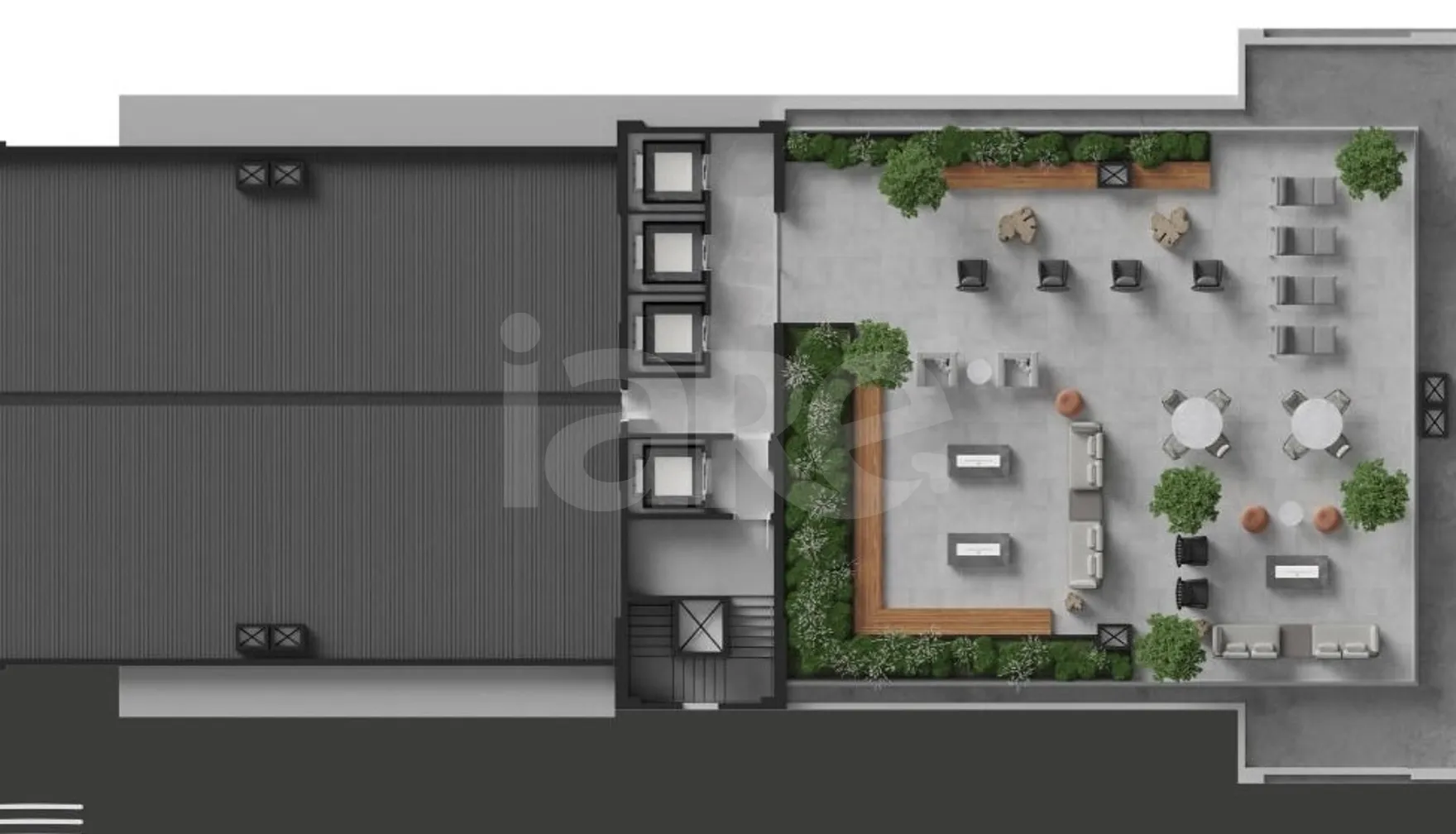 Planta — Pavimento rooftop