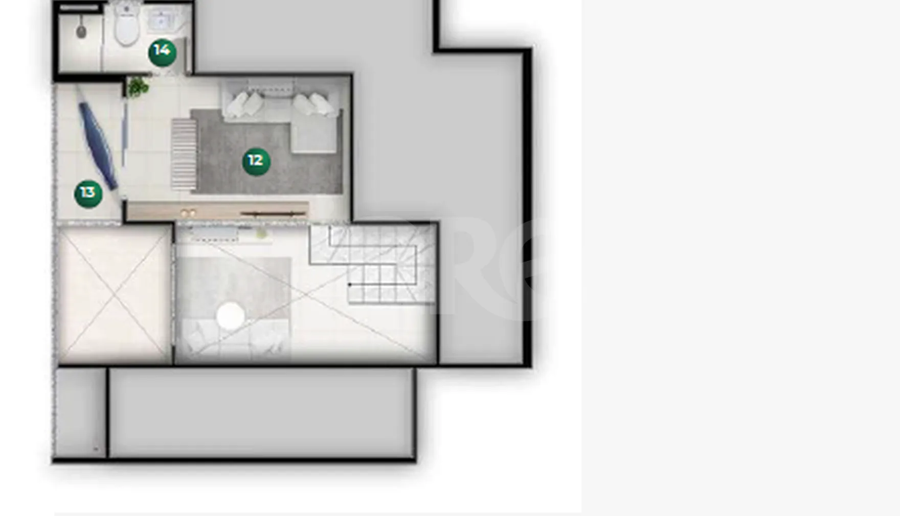 Planta — Garden 175,45 m²