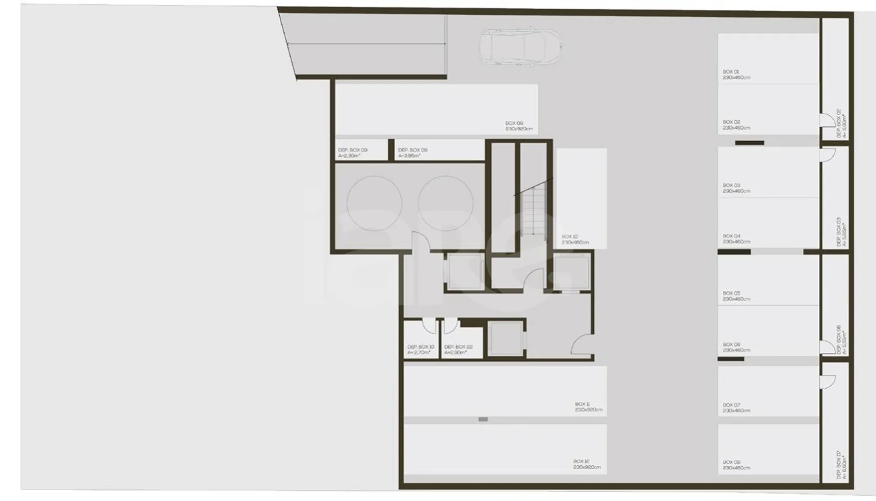 Planta — Pavimento subsolo