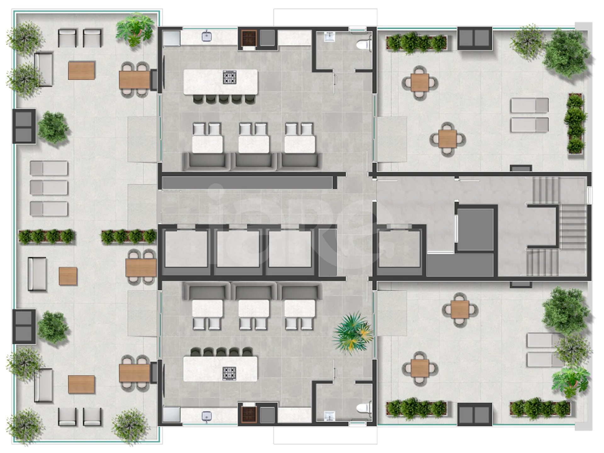 Planta — Pavimento rooftop (26º andar)