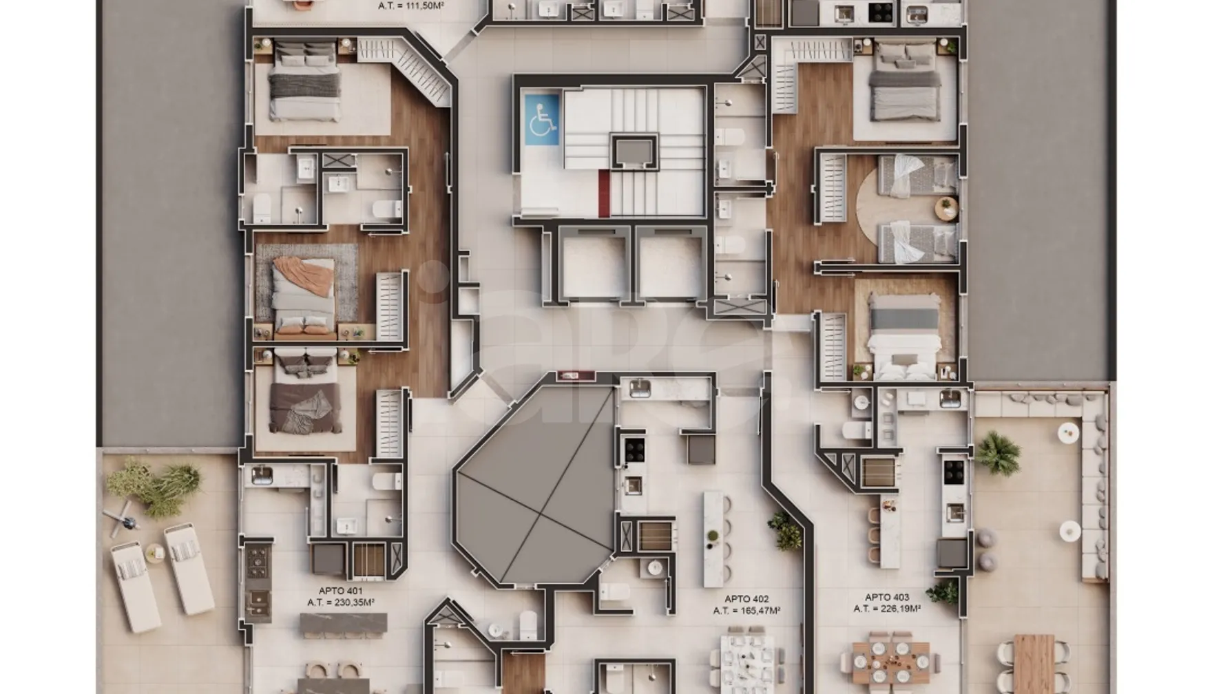Planta — Pavimento 4