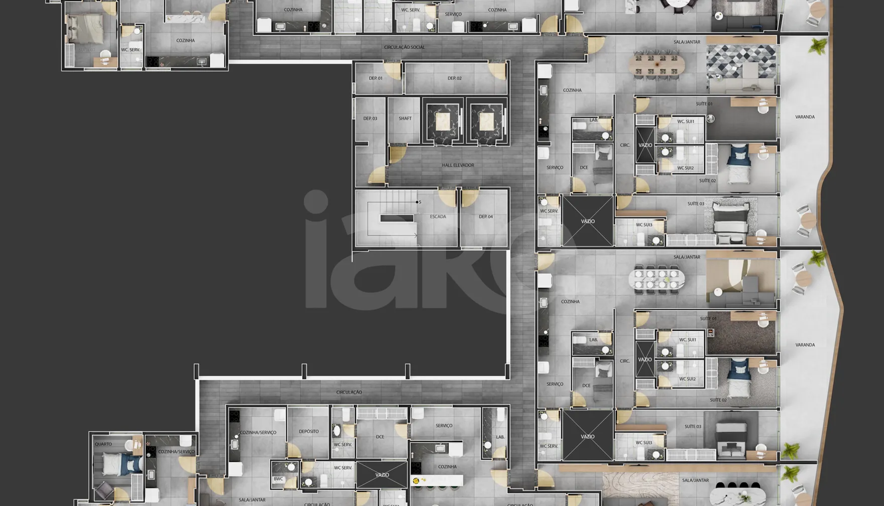 Planta — Pavimento 03