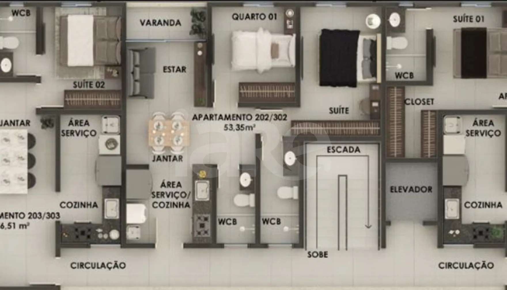 Planta — Pavimento 2
