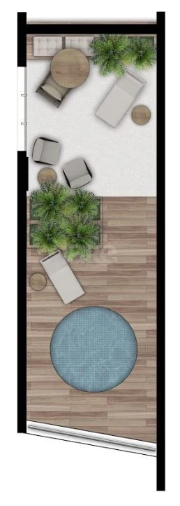 Planta — Pavimento 2 - áreas comuns