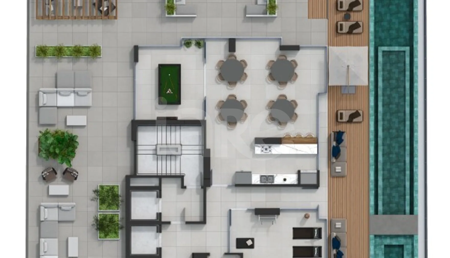 Planta — Pavimento lazer 02