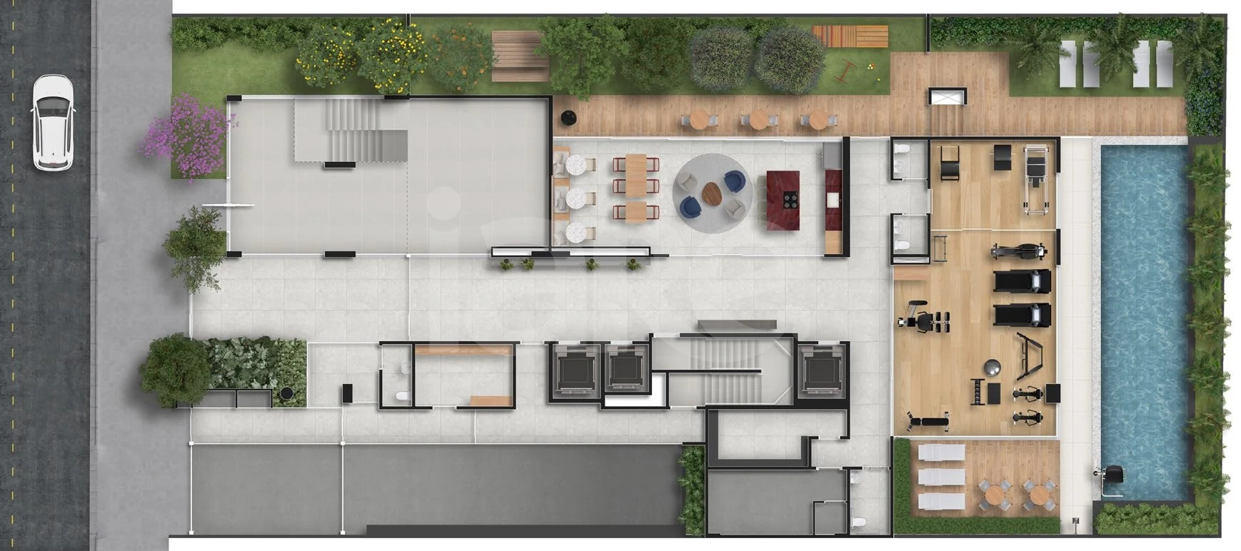 Planta — Pavimento térreo 2