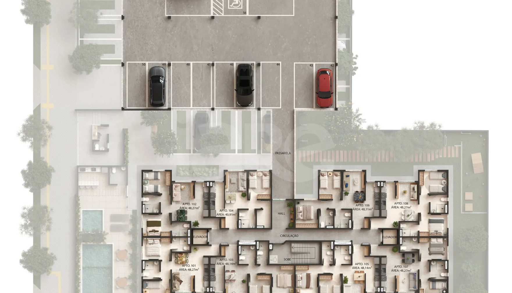 Planta — Pavimento 01