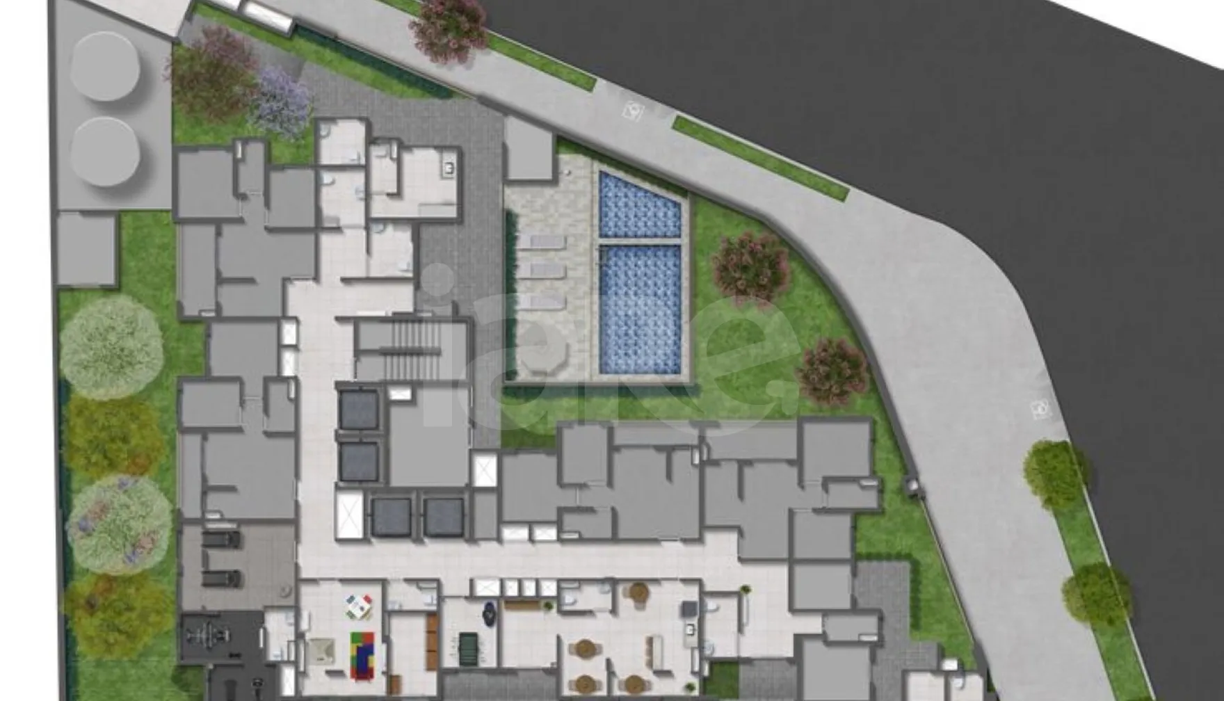 Planta — Pavimento lazer