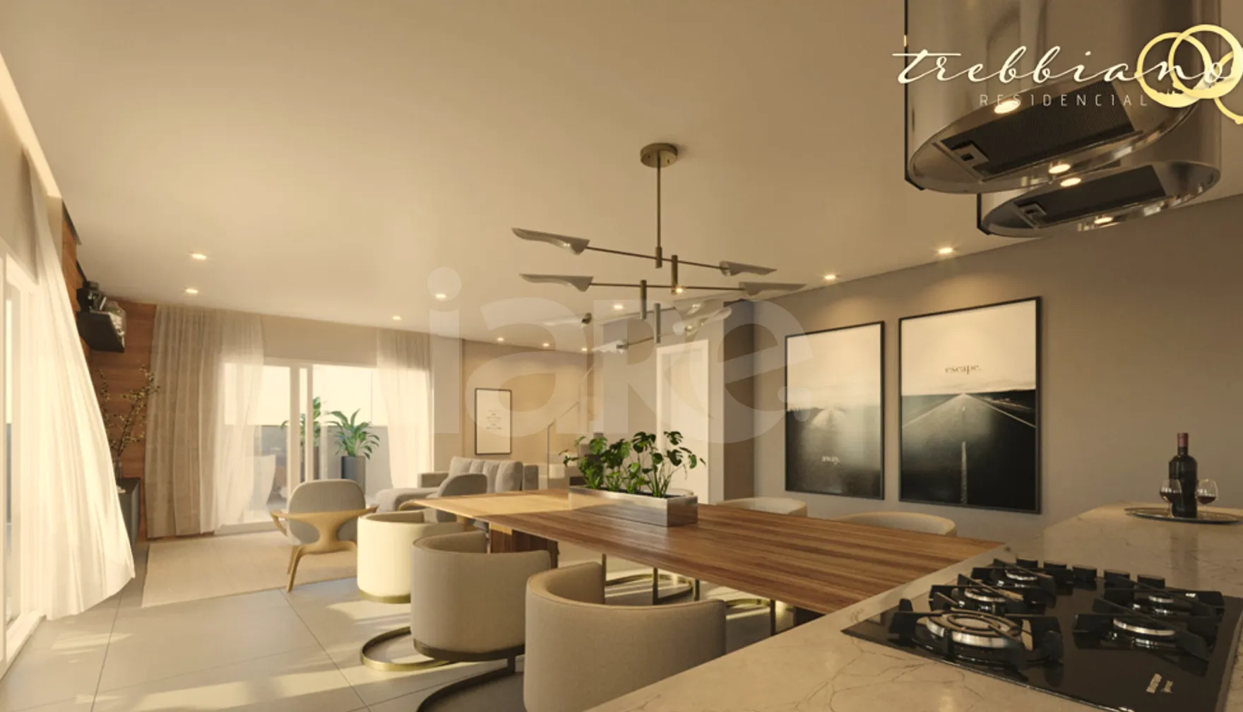 Trebbiano Residencial - Apartamento com 87,14 m², em Campo Comprido — foto 3