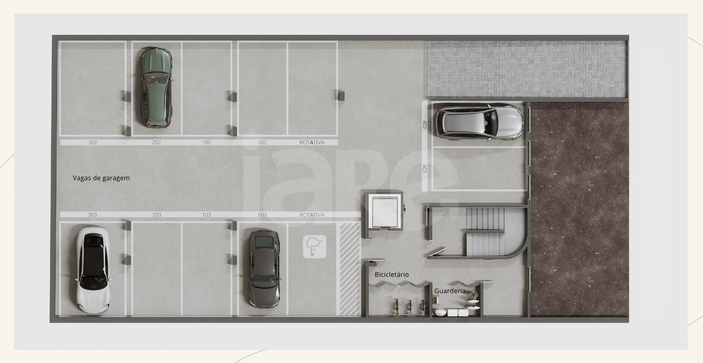 Planta — Pavimento subsolo