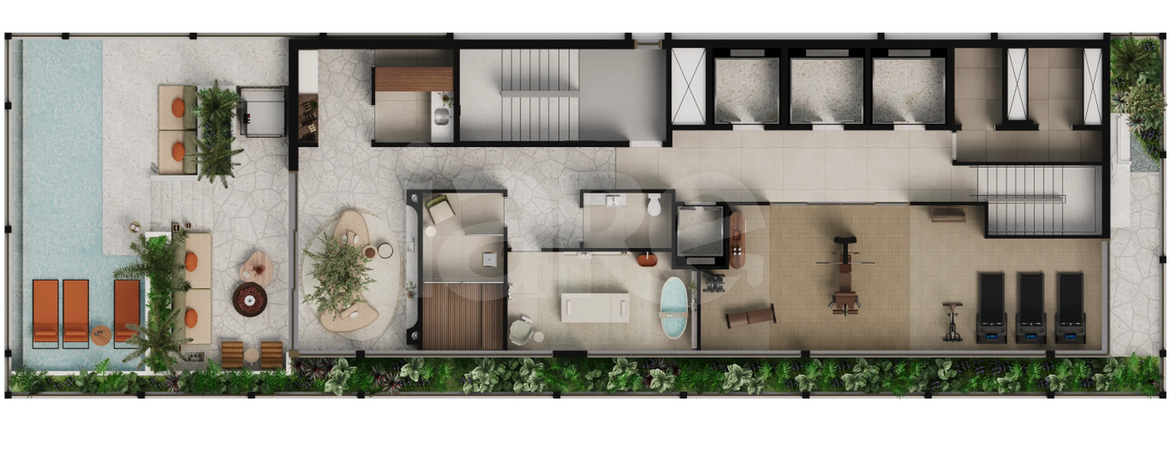 Planta — Pavimento 19