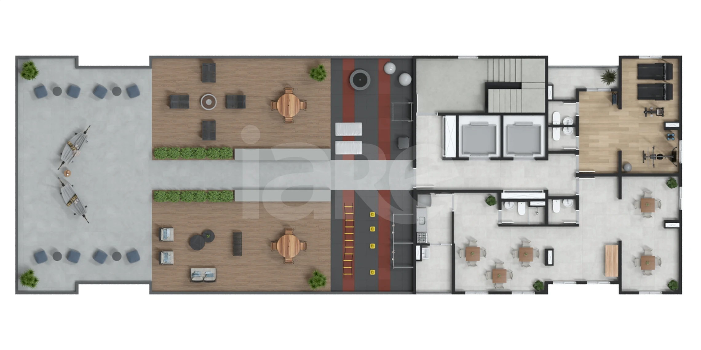 Planta — Pavimento rooftop