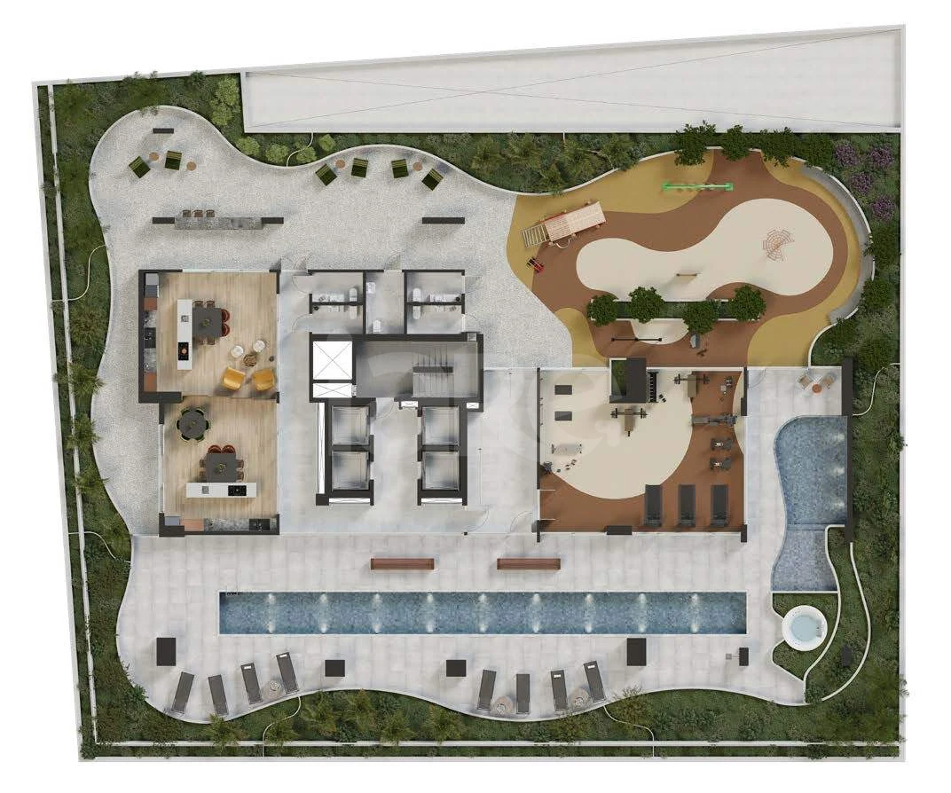 Planta — Pavimento lazer