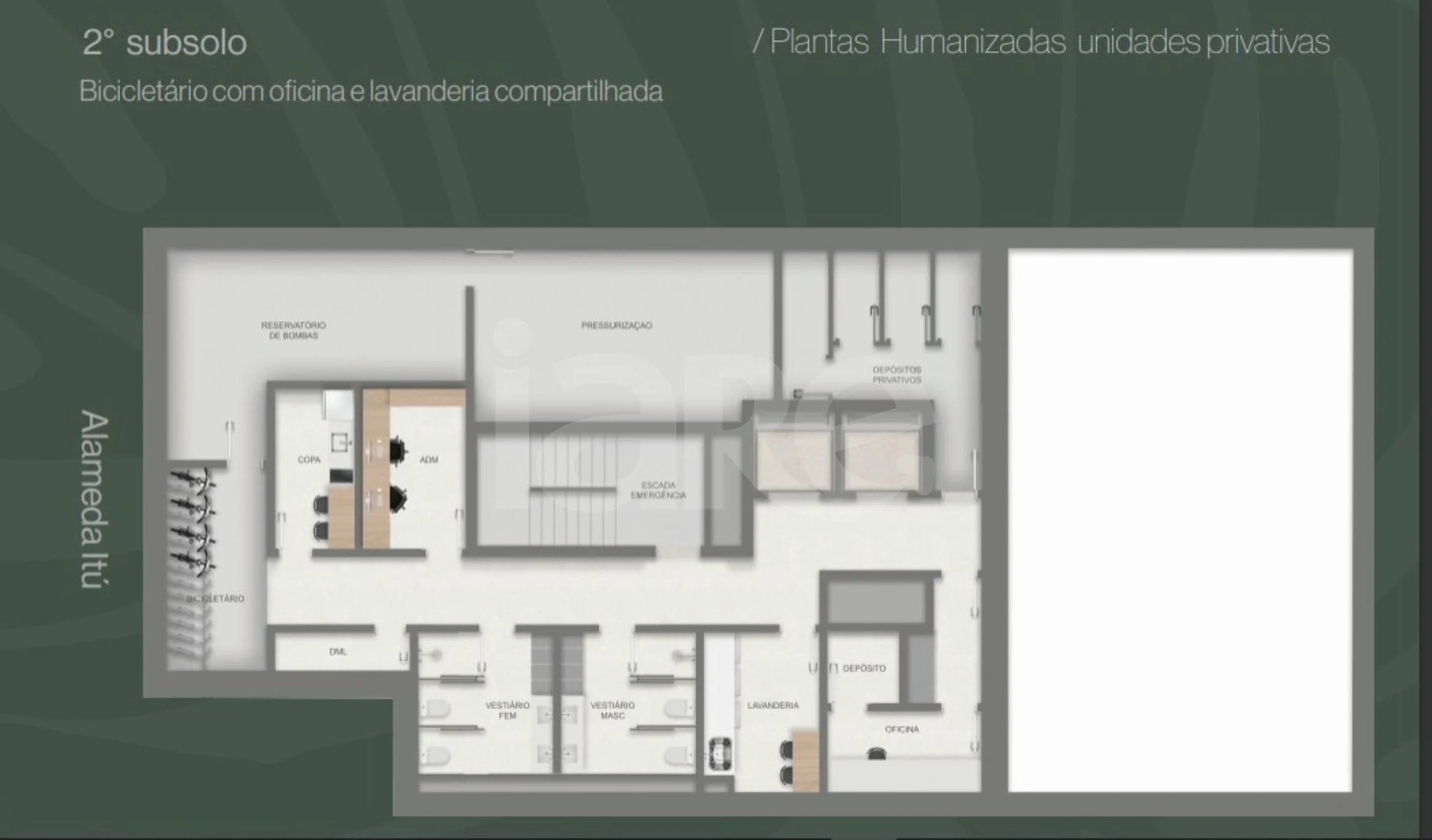 Planta — Pavimento subsolo 02