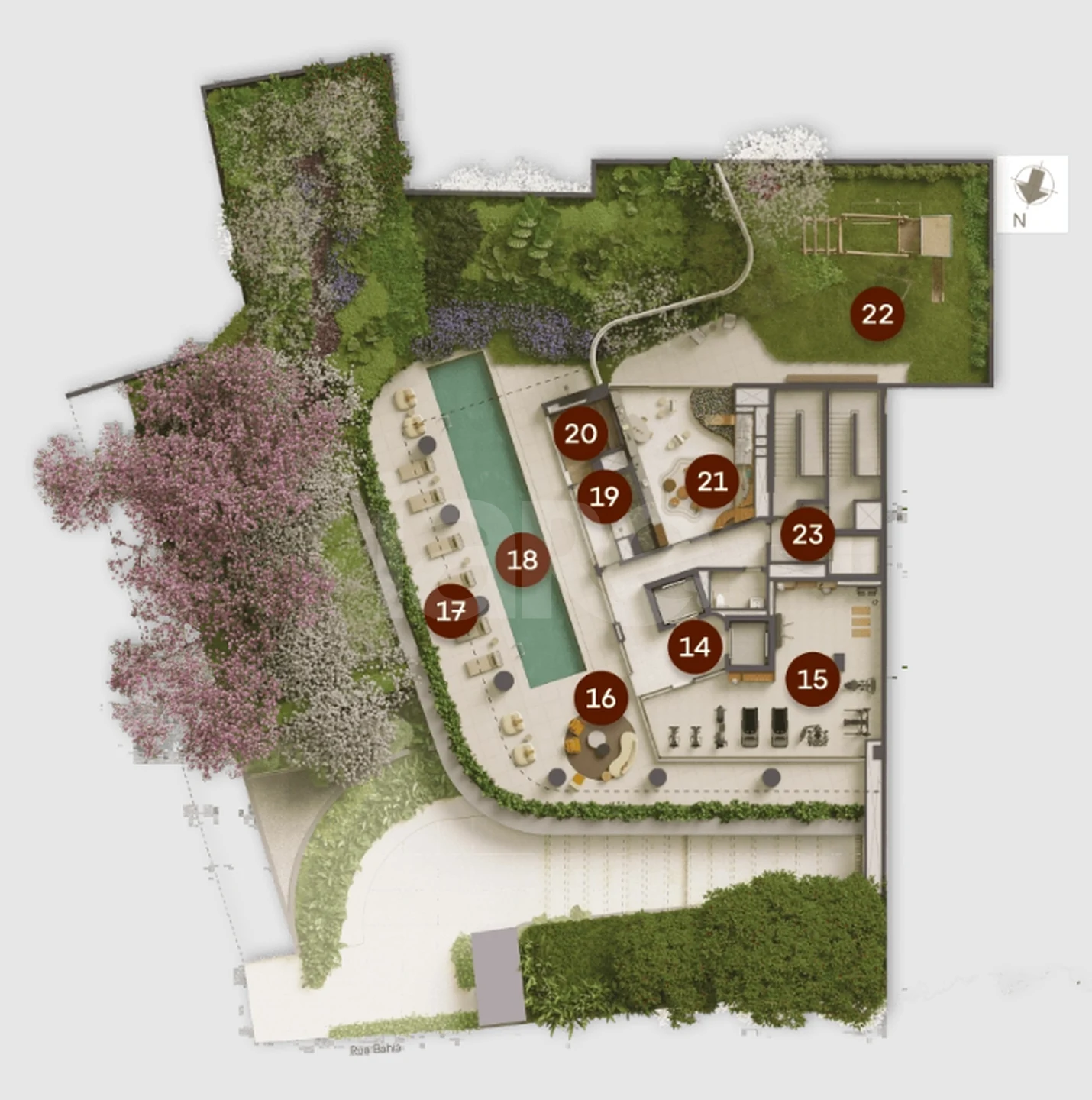 Planta — Pavimento lazer 1