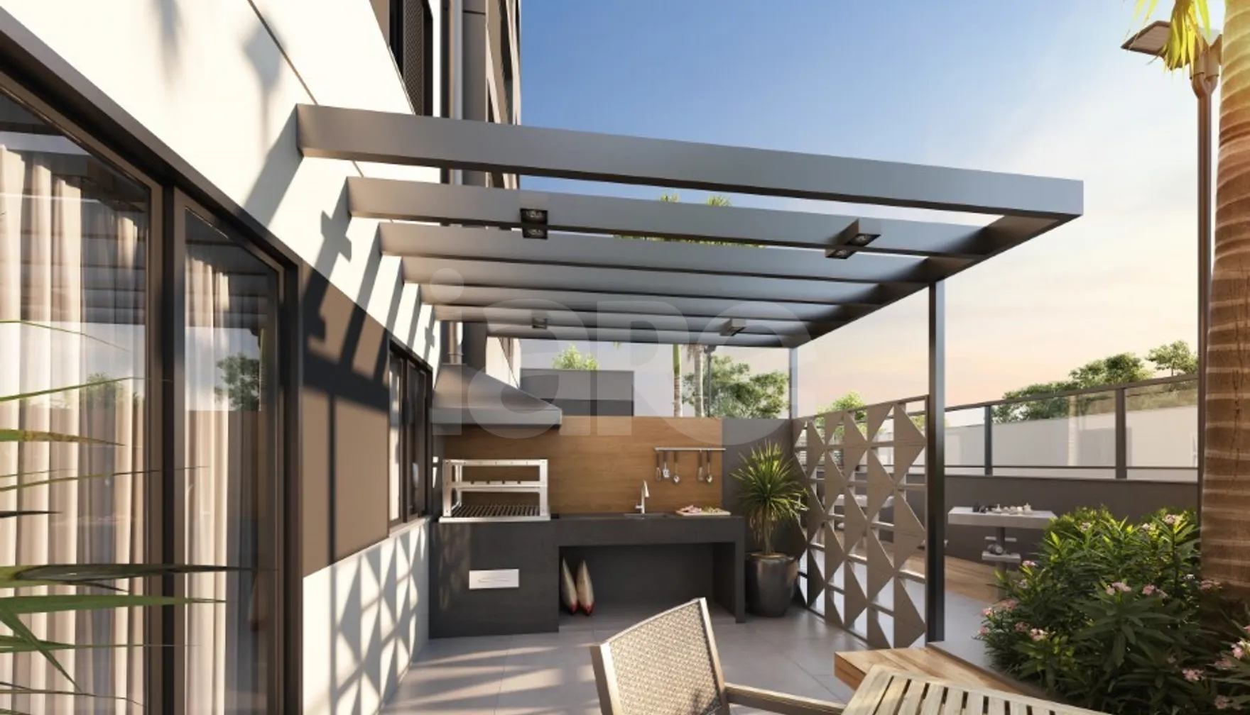 Vista Parque Chácara Joquey - Apartamento com 24,04 m², em Jardim Monte Kemel — foto 21