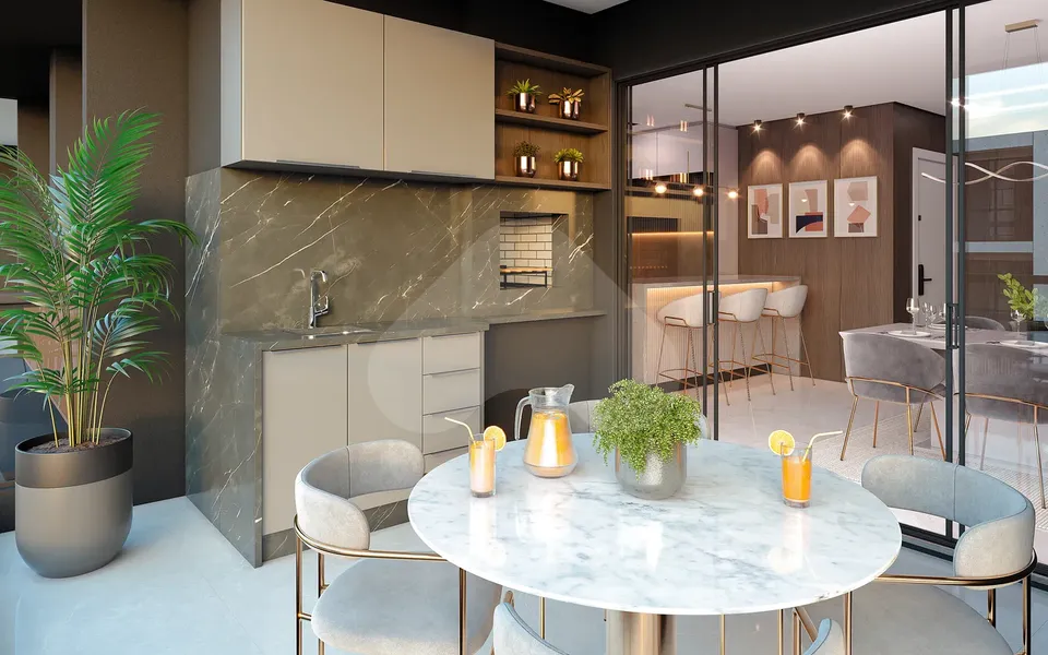 Atrio - Apartamento com 132 m², em Meia Praia — foto 7