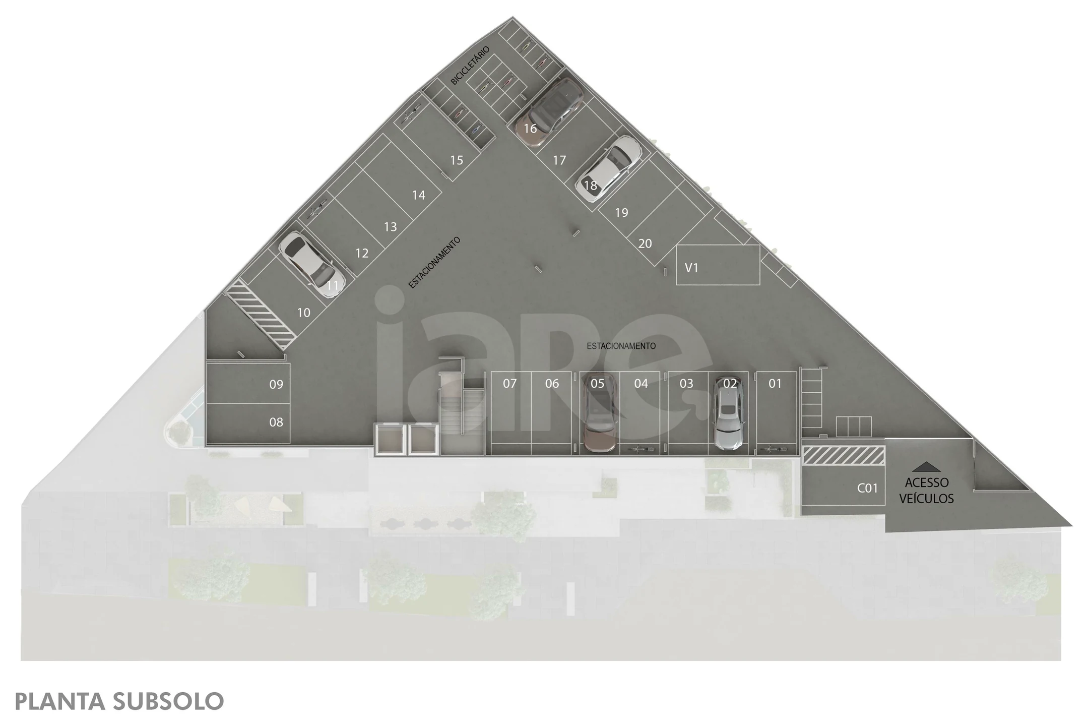 Planta — Pavimento subsolo