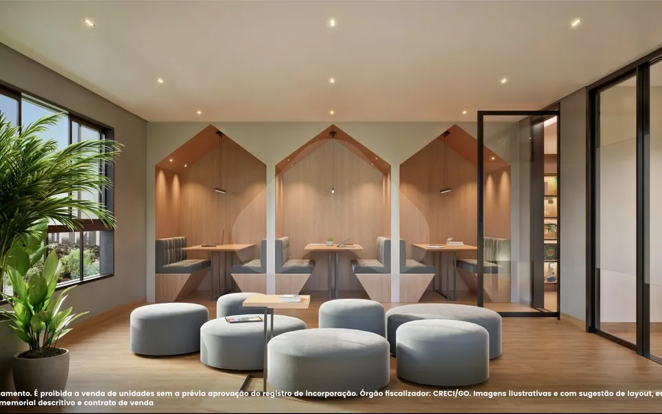 B.Great Bosque dos Buritis - Apartamento com 57,35 m², em Setor Central — foto 12