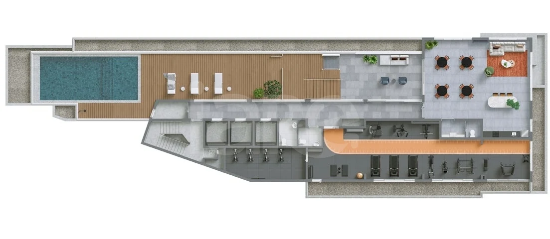 Planta — Pavimento rooftop