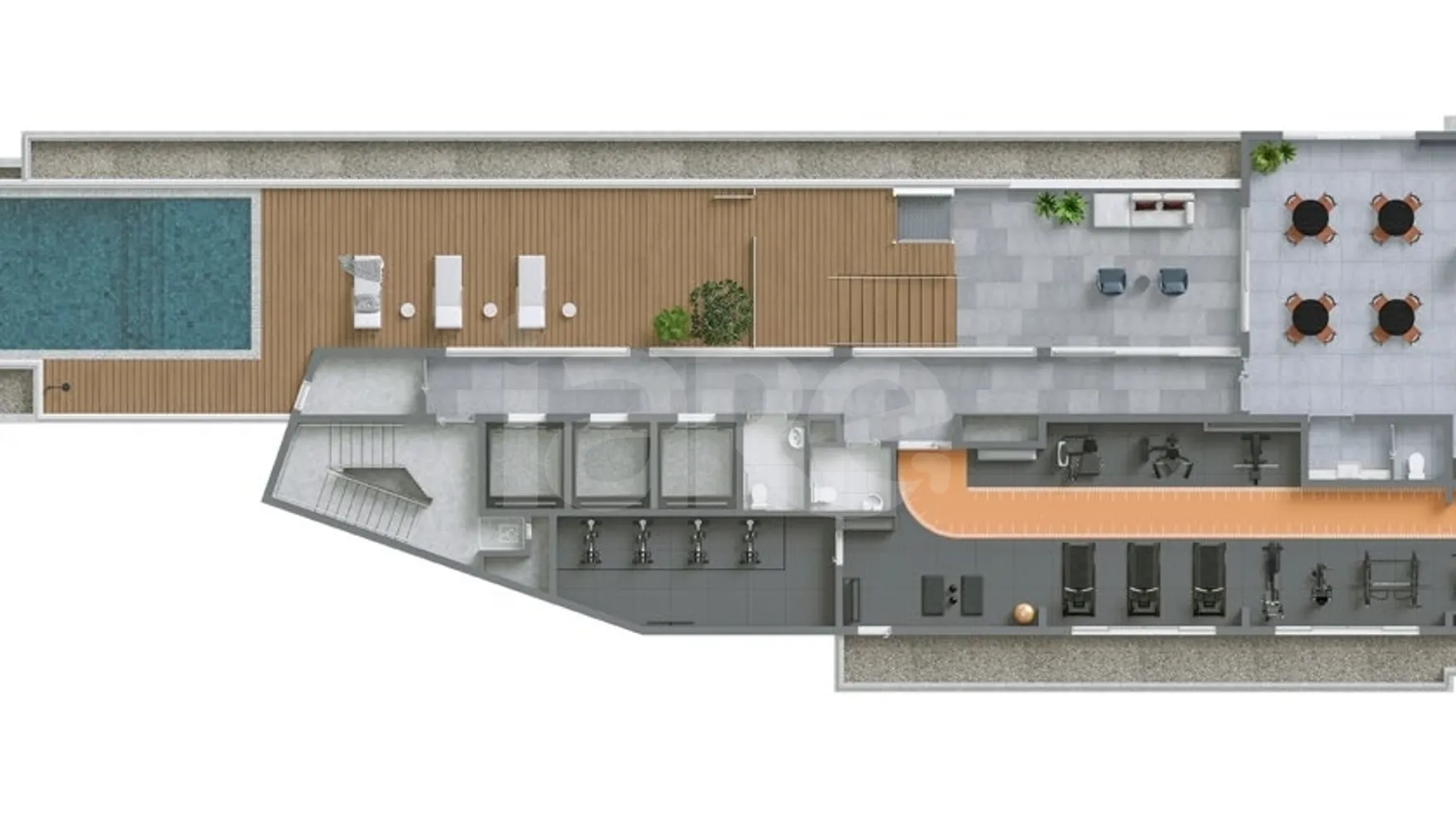 Planta — Pavimento rooftop