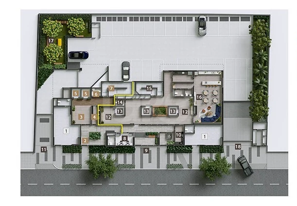 Planta — Pavimento térreo