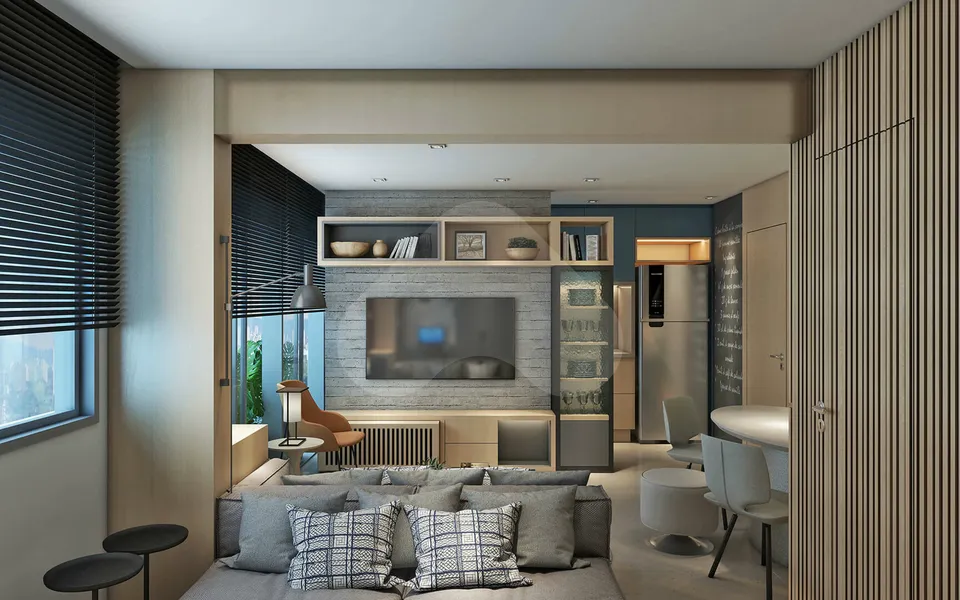 Duo E-Residence - Studio com 27 m², em São Judas — foto 5