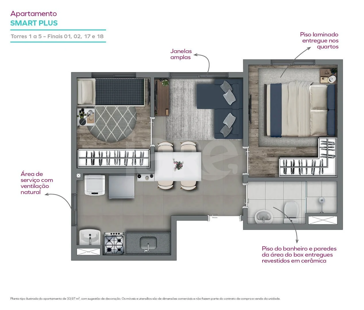 Planta — Garden 36,1 m²