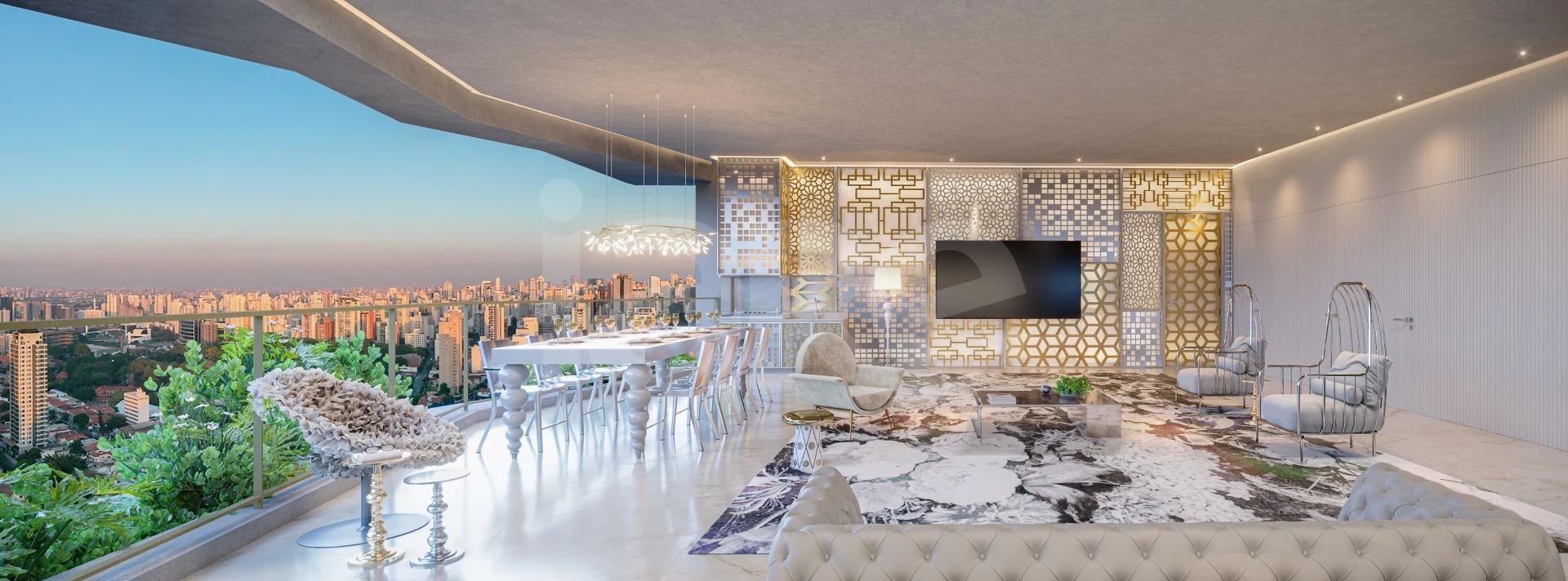 On The Sky Cyrela by Yoo - Apartamento com 161 m², em Perdizes — foto 2