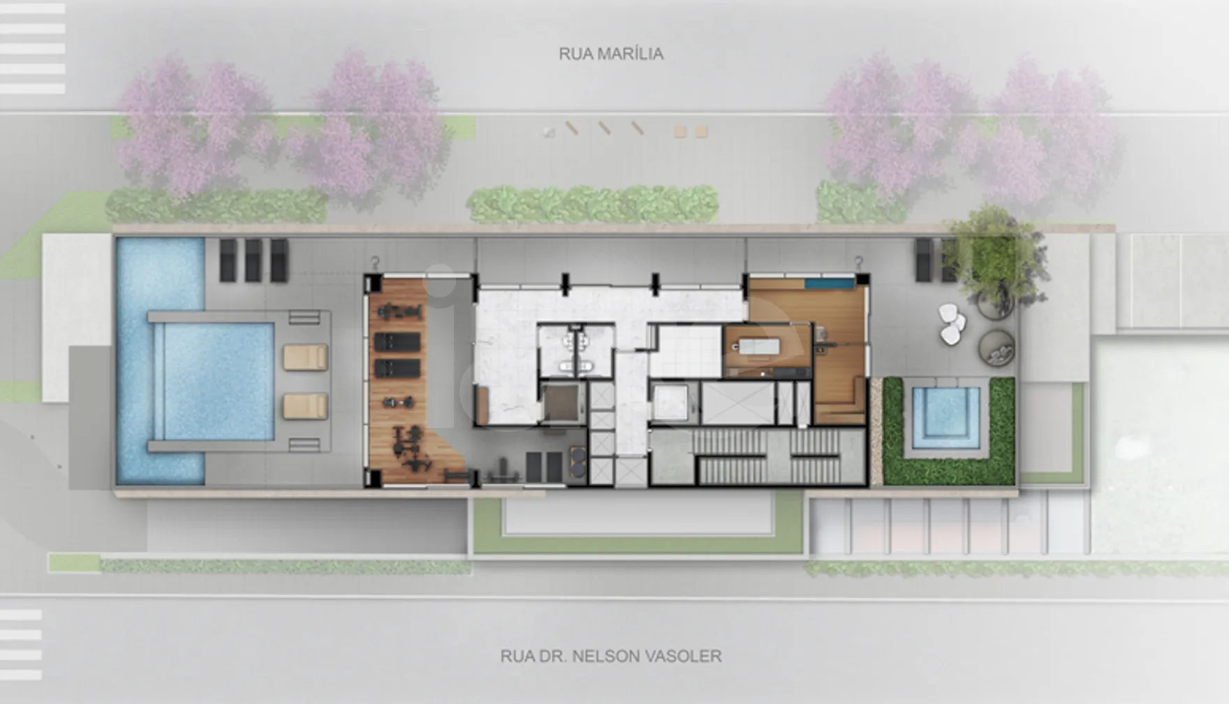 Planta — Pavimento lazer