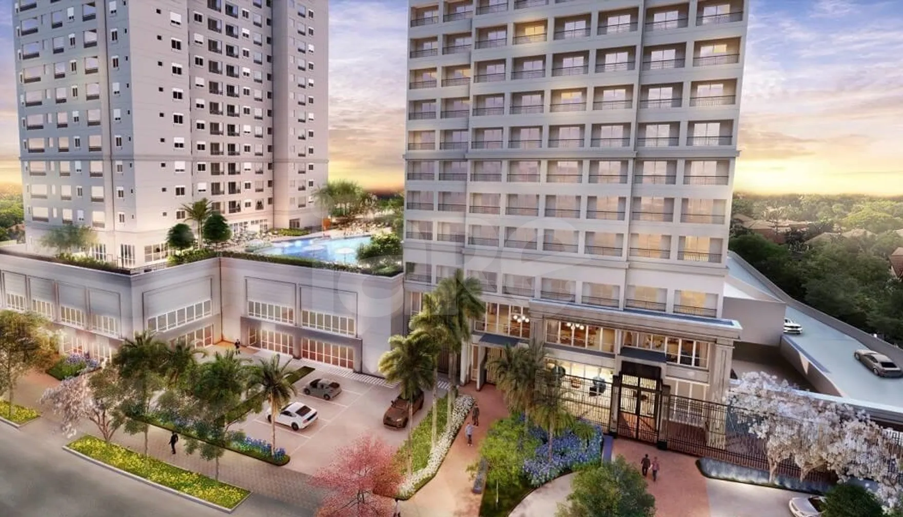 Blue Home Resort Jockey - Apartamento com 45,35 m², em Butantã — foto 2