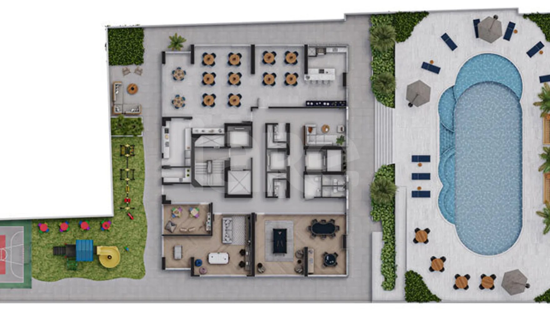 Planta — Pavimento lazer 1