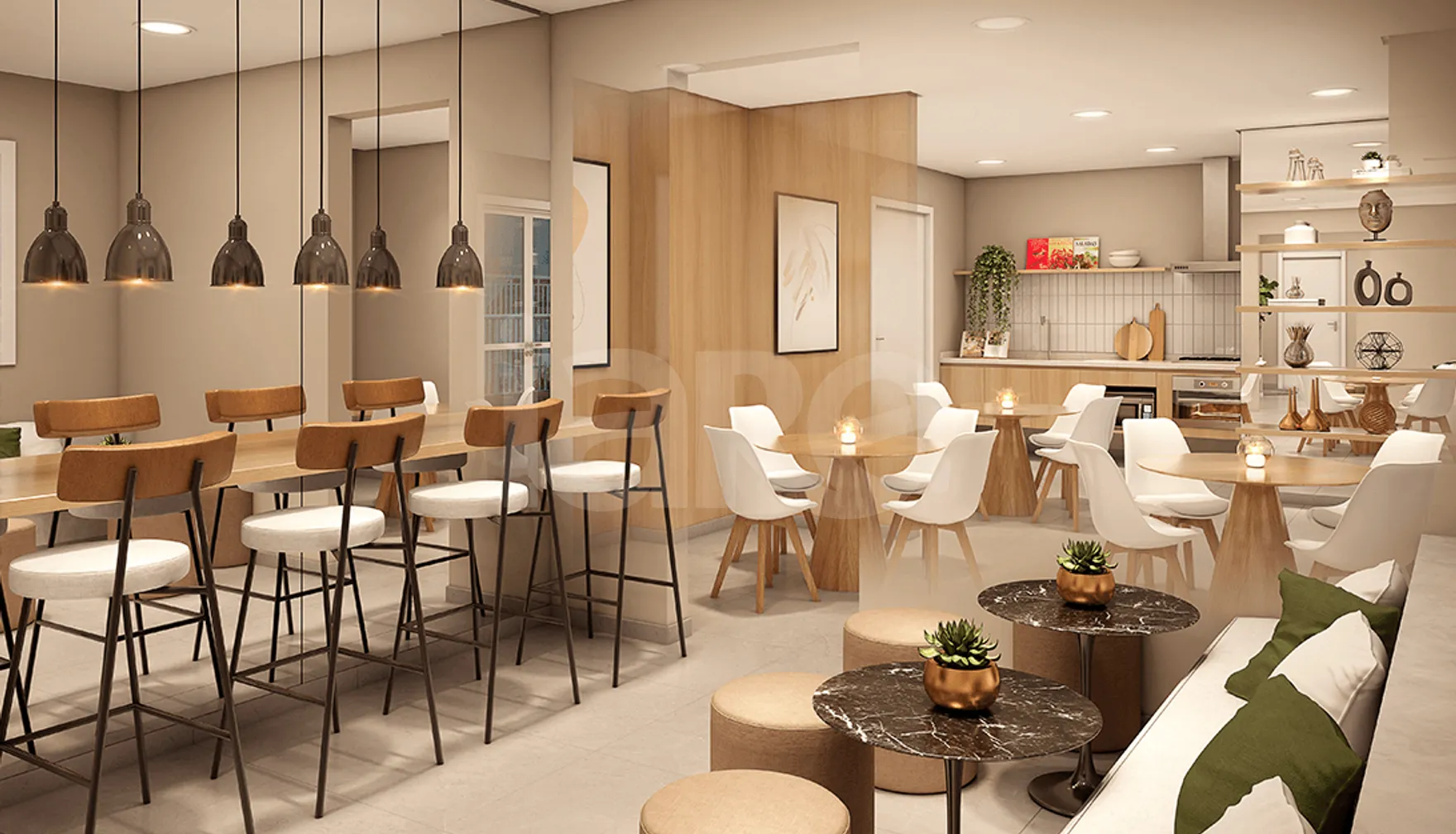 Vision Campestre - Apartamento com 44,19 m², em Campestre — foto 3