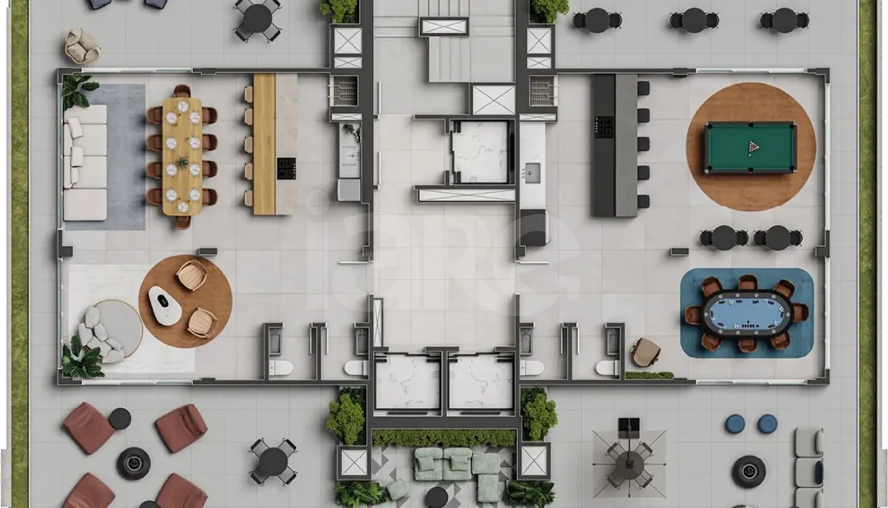 Planta — Pavimento rooftop