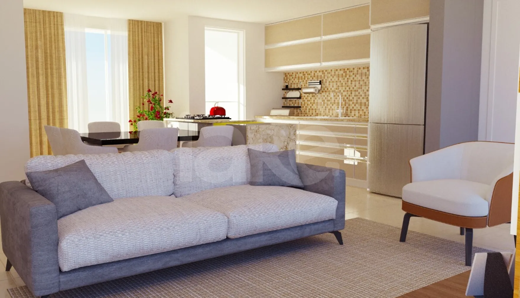 Costa Ecoville - Apartamento com 89,89 m², em Campo Comprido — foto 3