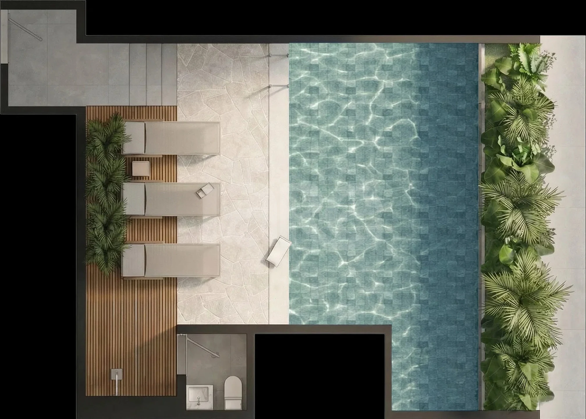 Planta — Pavimento rooftop 01