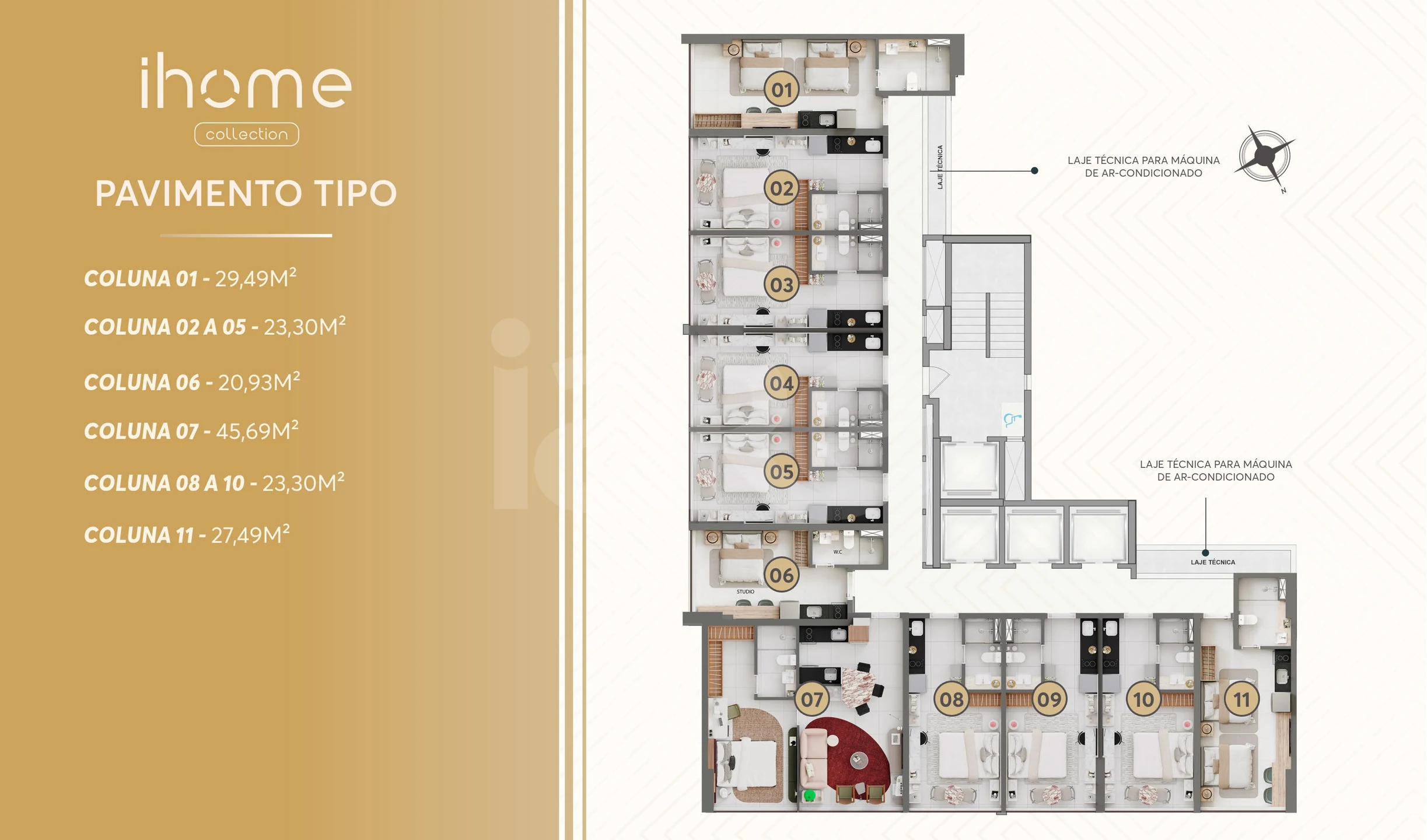 Planta — Pavimento Tipo (aptos)