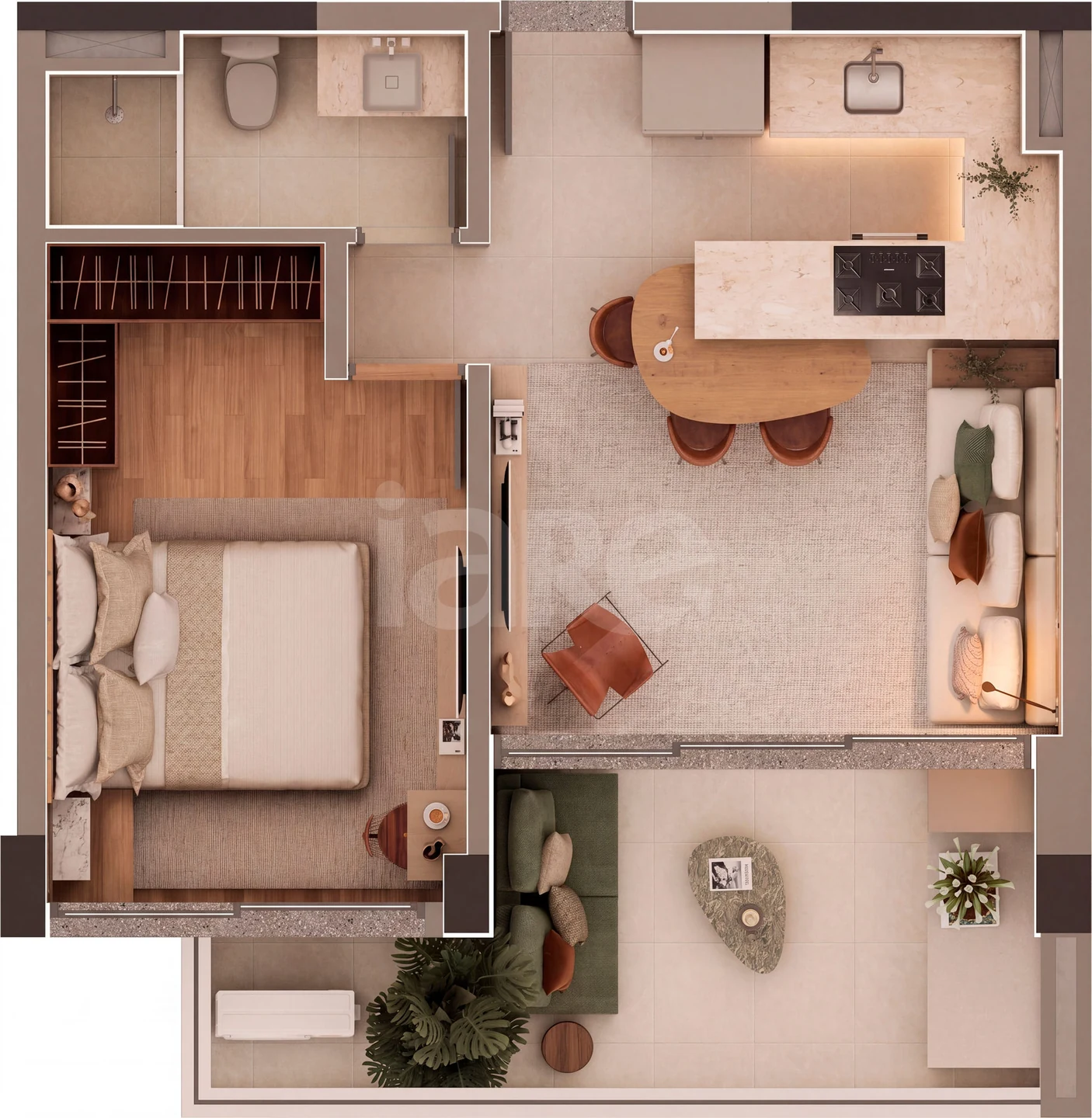 Planta — Planta - 56m²