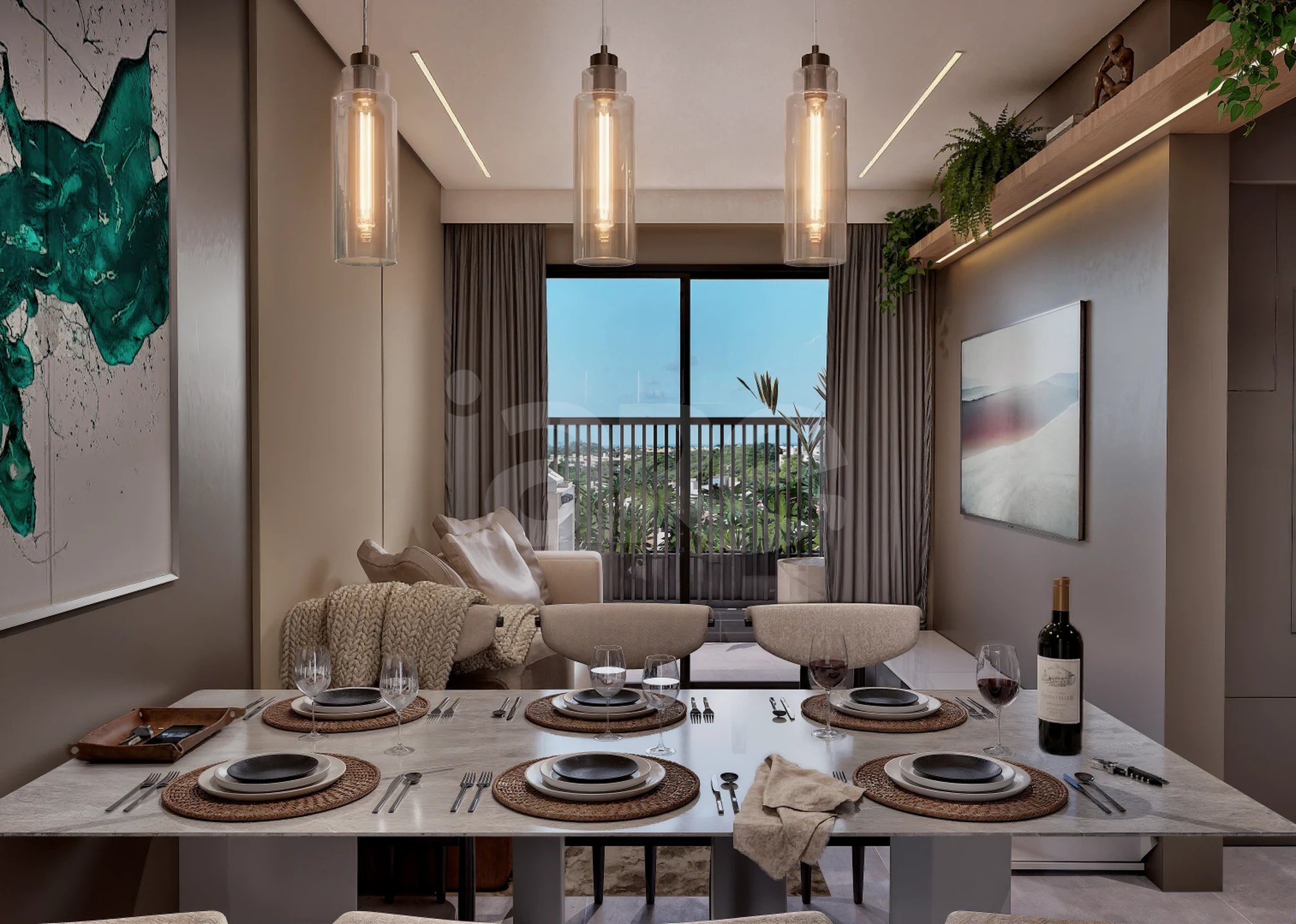 Monte Gargano - Apartamento com 55,35 m², em Brisamar — foto 2